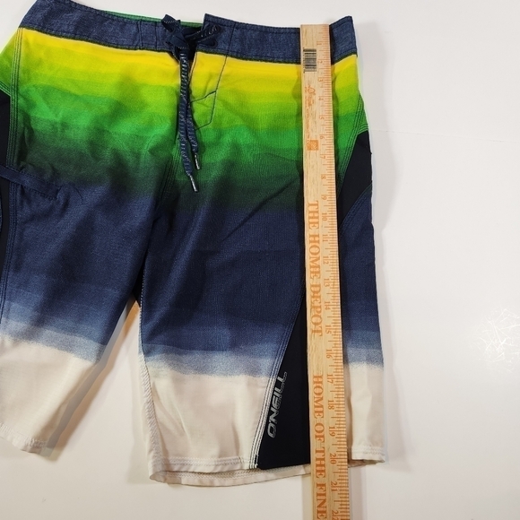 O'NEILL Super Freak Mens 31 Board Shorts Swim Trunks Unlined Pockets Surf - Picture 9 of 10